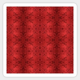 Red Jewel Tone Frost Sticker